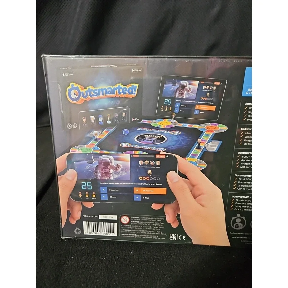 Outsmarted - The Live Quiz Show Board Game | Kids, Teens & Adults Factory Sealed